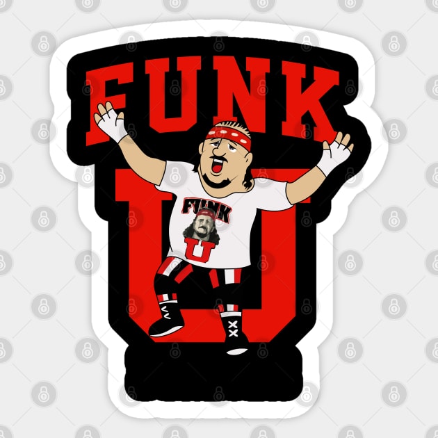 Terry Funk Sticker by TheAwesome